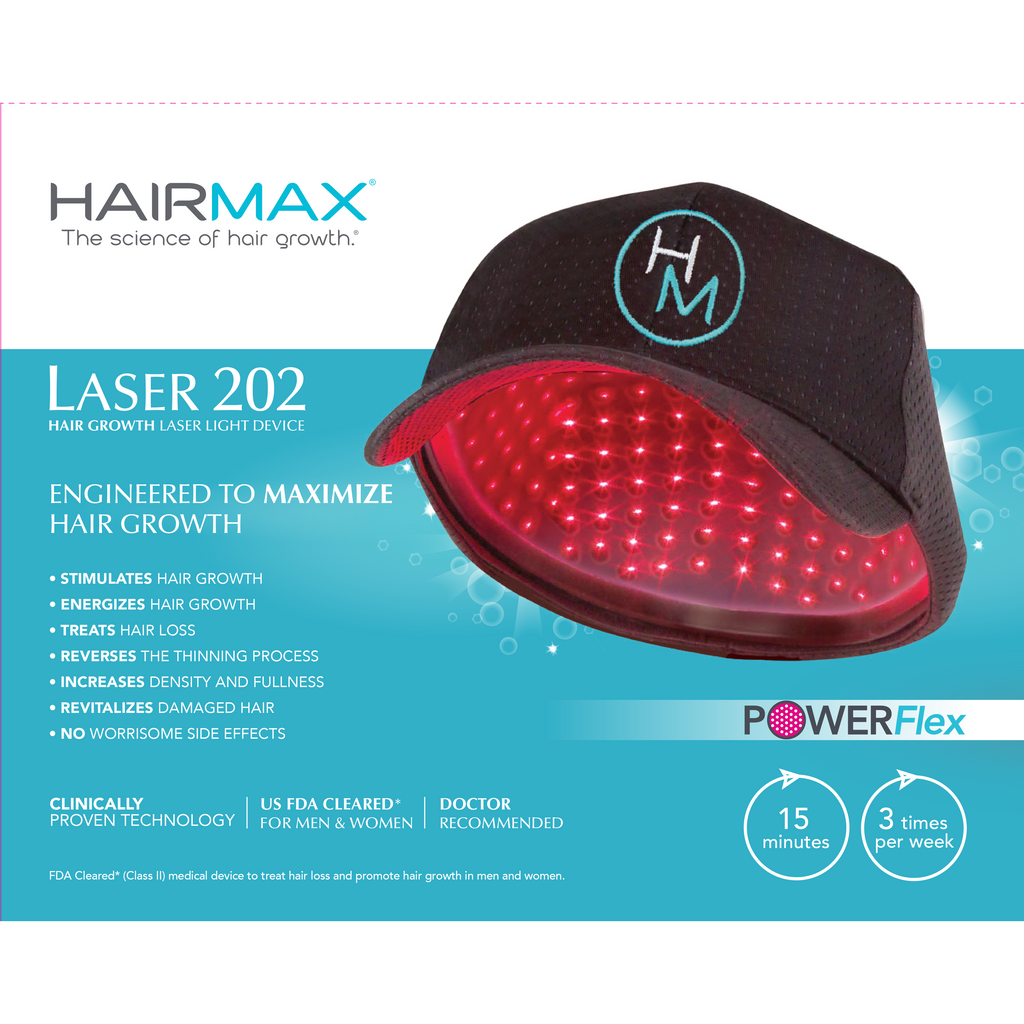Laser 202 PowerFlex - HairMax | Re-vokse håret med den ultimate laserbehandling | HairMax Laser 272 PowerFlex Cap